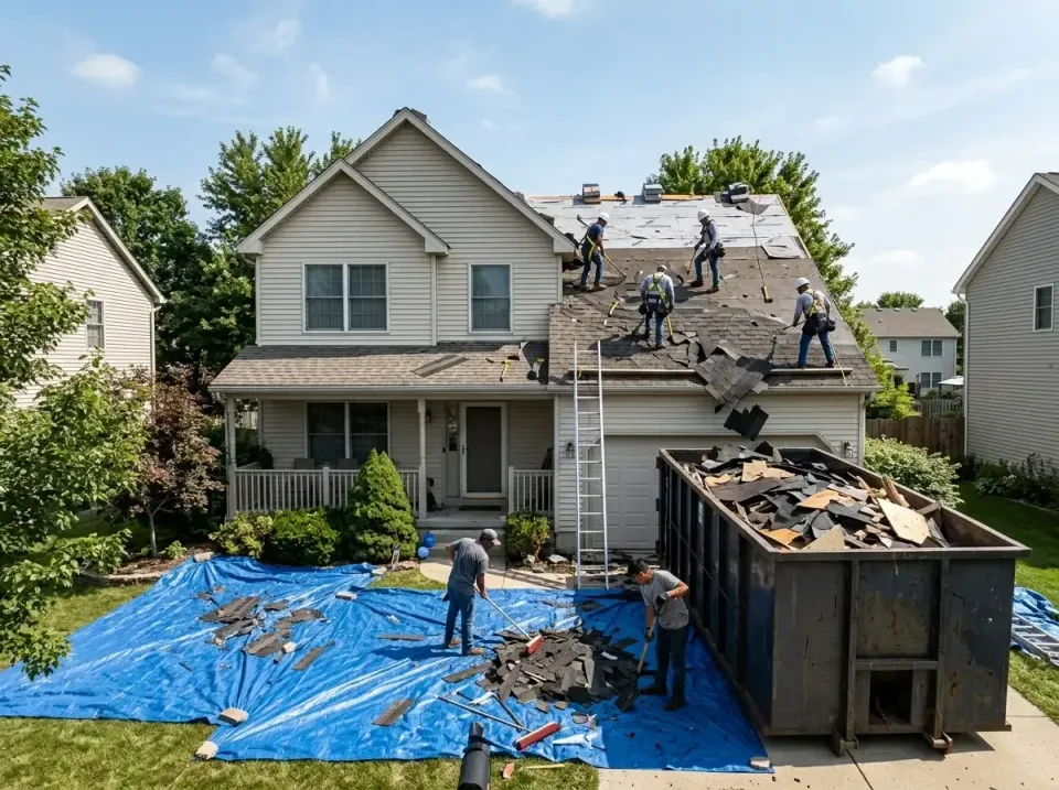 roof-replacement-debris-remova-004 — frequently asked questions, Cheapest Dumpster Rentals in Hampton, IA